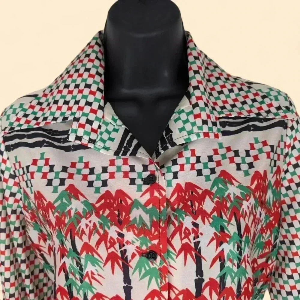 V. Hamilton Long Sleeve Retro Shirt - Picture 2 of 6